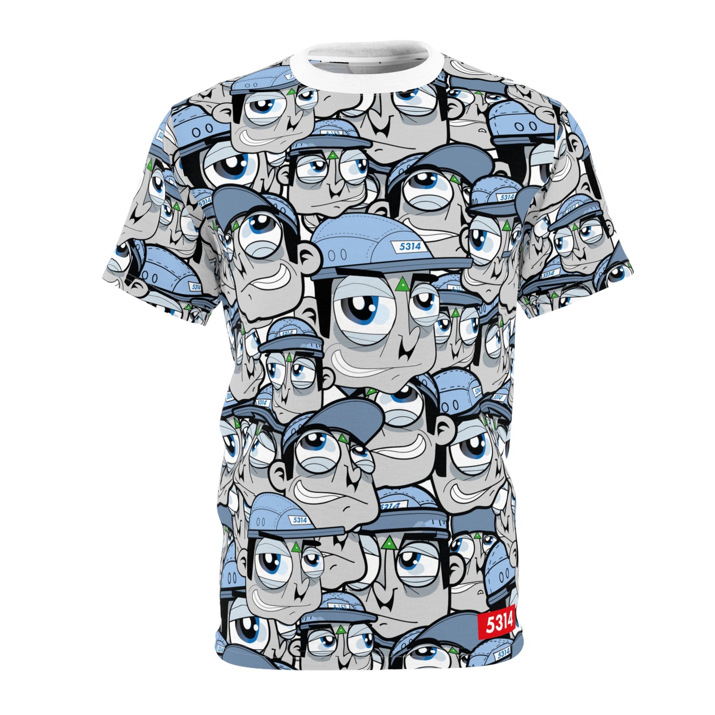 Full Print Cartoon T-shirt