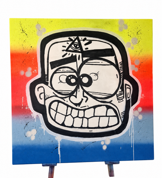 "Mental" Canvas 80x80cm